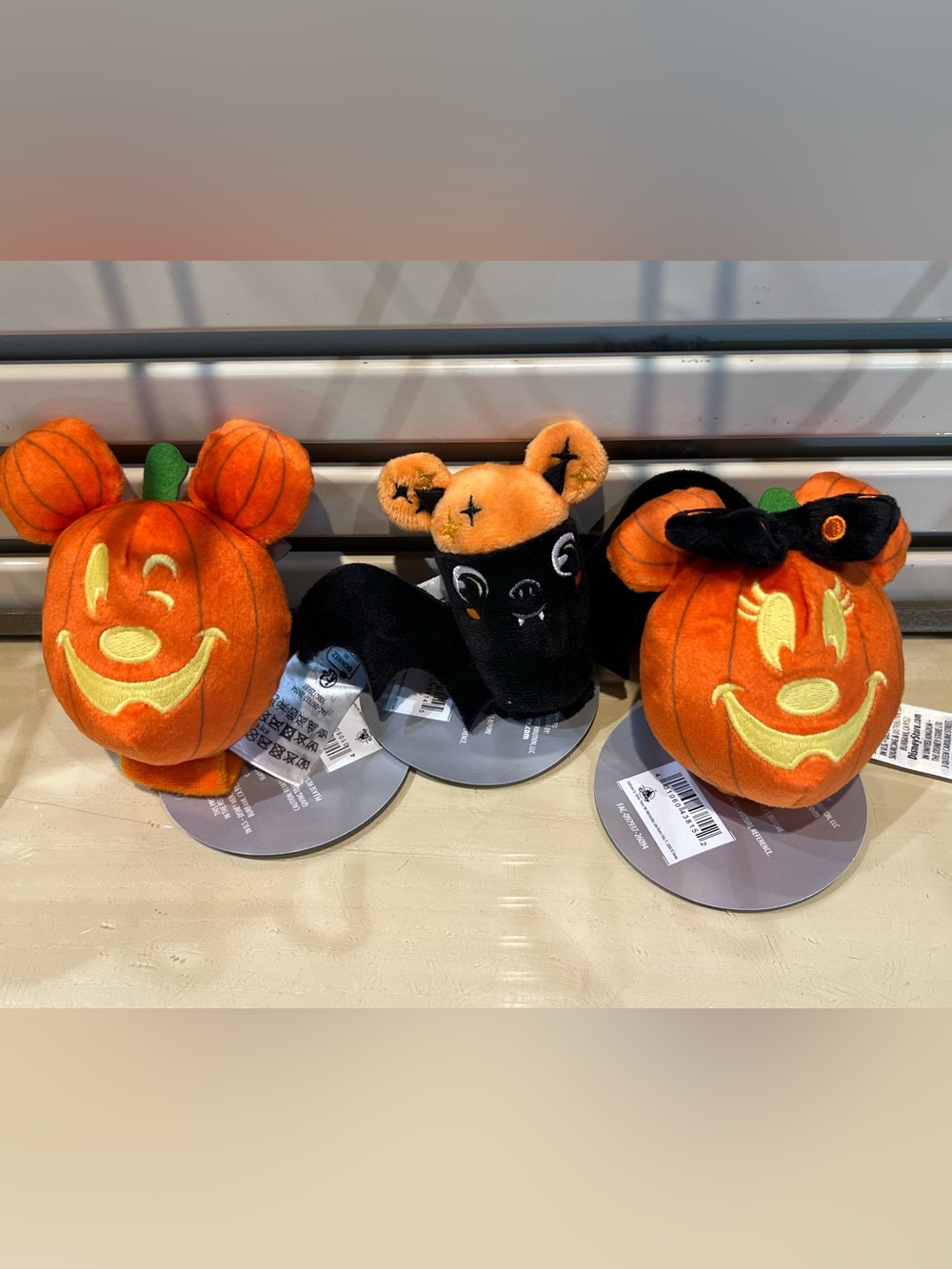 2026 Disney Parks WDW Create Your Own Halloween Mickey Minnie Pumpkin & Bat